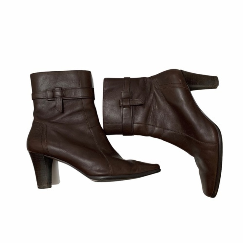 Etienne Aigner Brown Heeled Boots